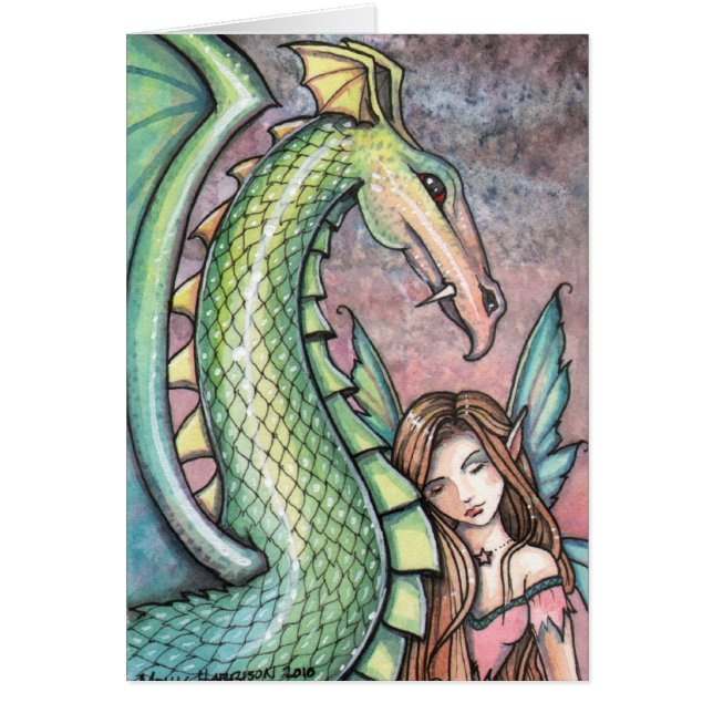 The Sweet Beast Fairy and Dragon Card (Front)