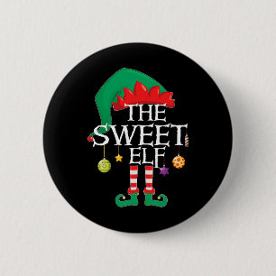 The Sweet Elf Squad Christmas Matching Family Xmas 6 Cm Round Badge