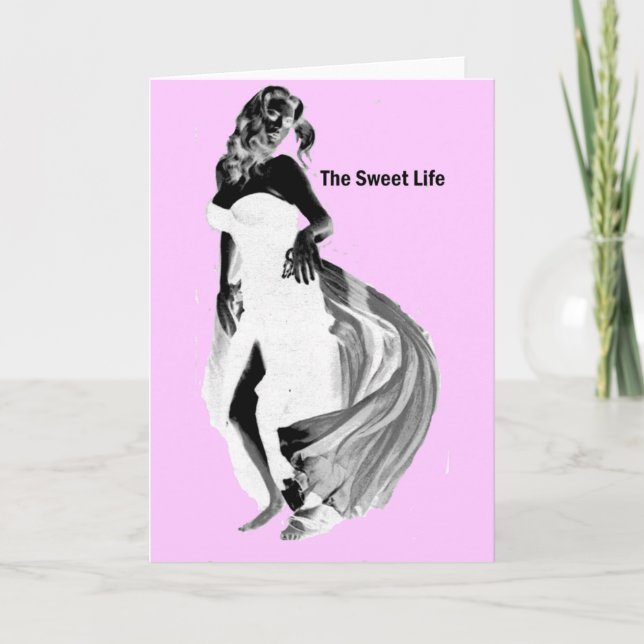 The sweet life card (Front)