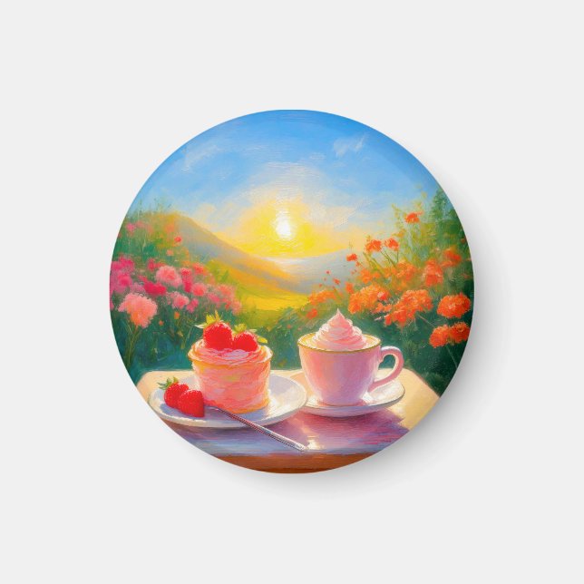 The Sweetest Afternoon of the Day Magnet (Front)