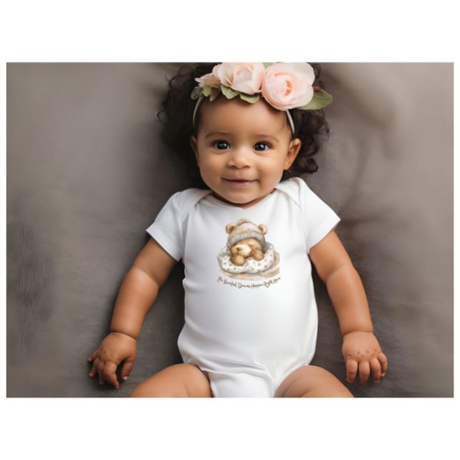 The Sweetest Dreams Happen Right Here Baby Bodysuit (Creator Uploaded)
