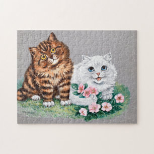 The Sweetest Pair by Louis William Wain Jigsaw Puzzle