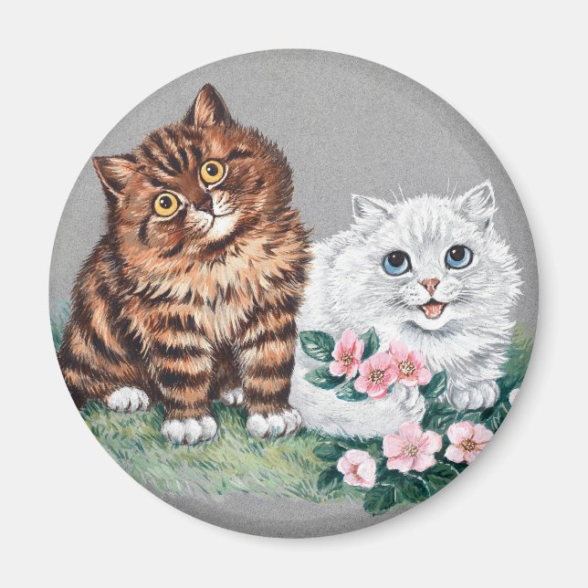 The Sweetest Pair, Louis Wain Magnet (Front)