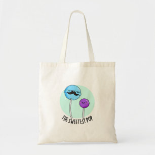 The Sweetest Pop Funny Lollipop Pun  Tote Bag