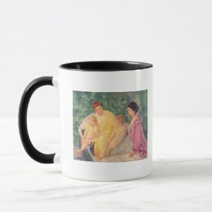 The Swim or Two Mothers & Their Children on a Mug