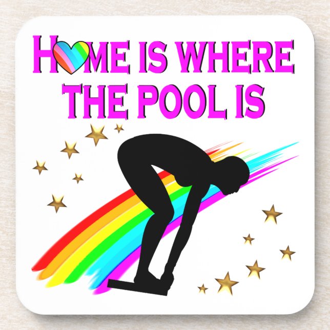 THE SWIMMER IS ALWAYS READY FOR THE POOL COASTER (Front)