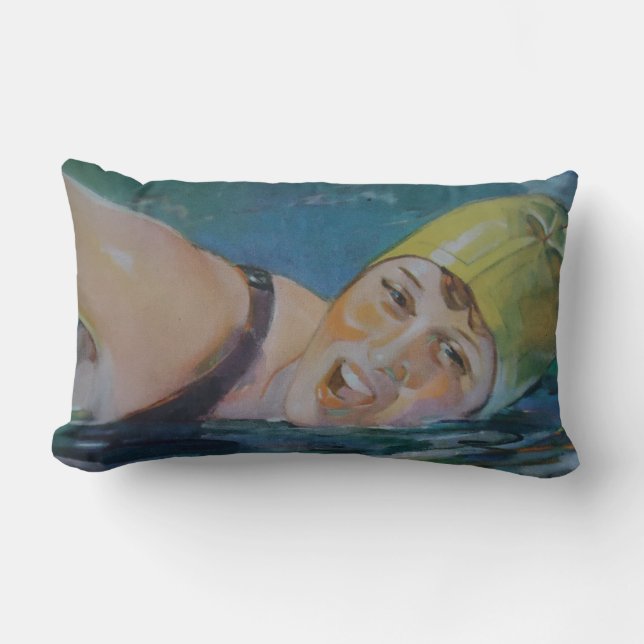 The Swimmer Lumbar Cushion (Front)