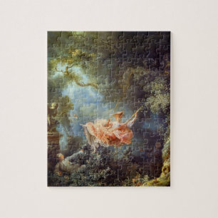 The Swing 1767 by Jean-Honoré Fragonard Jigsaw Puzzle