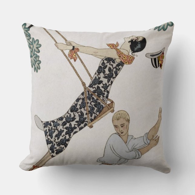 The Swing, 1920s Cushion (Front)