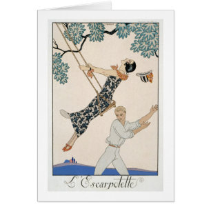 The Swing, 1923 (pochoir print)