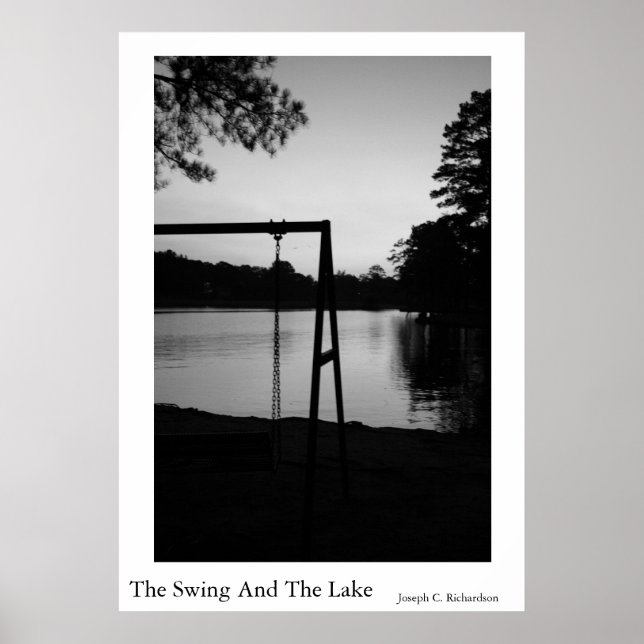 The Swing And The Lake Poster (Front)