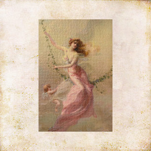 "The Swing" by Edouard Bisson Pre-Raphaelite  Jigsaw Puzzle