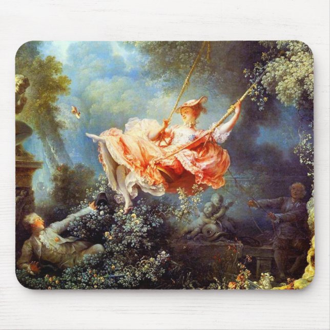 The Swing by Fragonard Mouse Pad (Front)