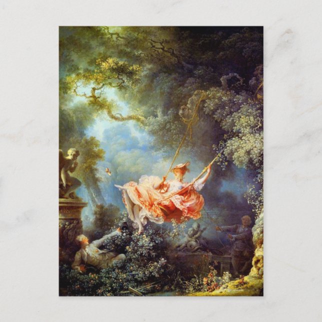 The Swing by Fragonard Postcard (Front)