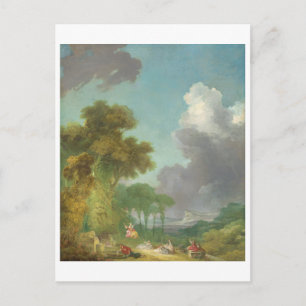 The Swing by Jean-Honore Fragonard Postcard