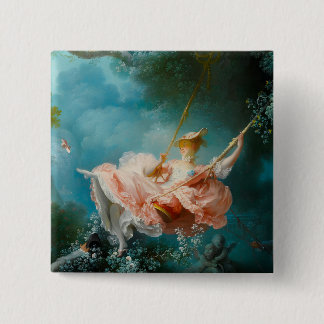 The Swing Fragonard 15 Cm Square Badge