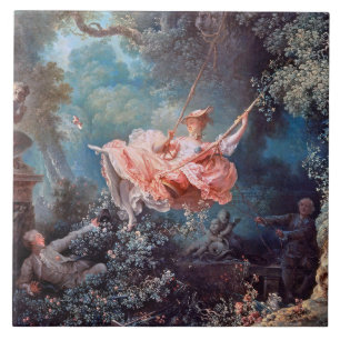 The Swing, Fragonard Ceramic Tile