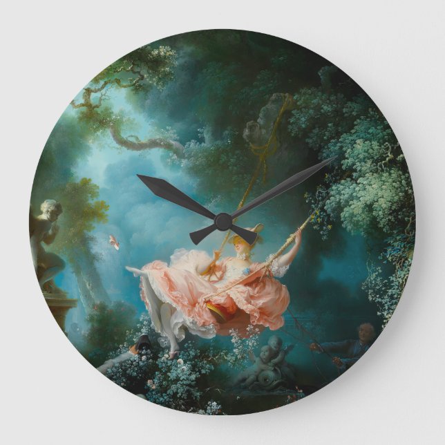 The Swing Fragonard Large Clock (Front)