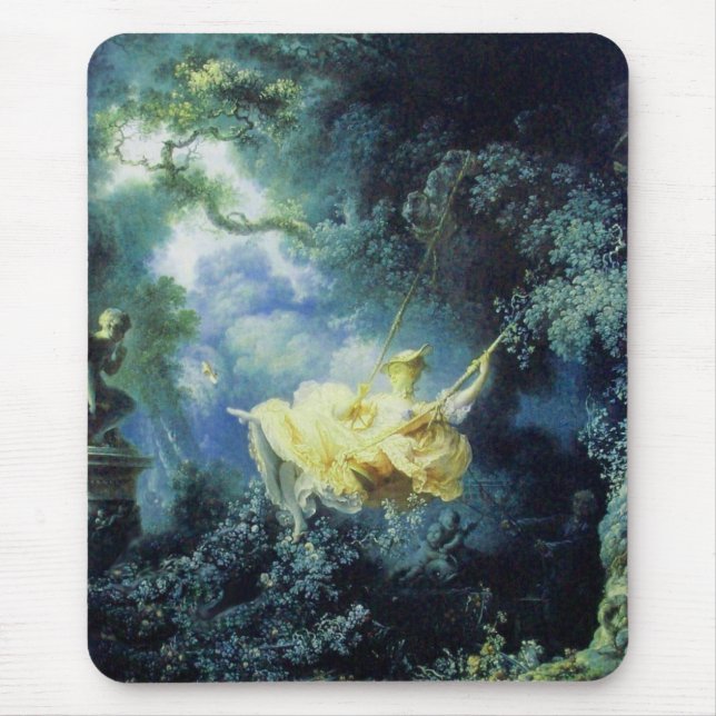 THE SWING  green blue yellow Mouse Pad (Front)