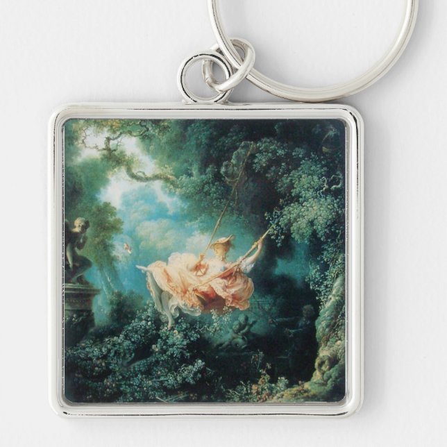 THE SWING  green pink Key Ring (Front)