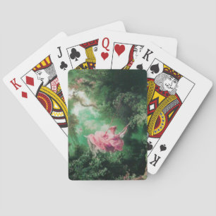 THE SWING ,green pink Playing Cards