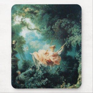 THE SWING green pink yellow Mouse Pad