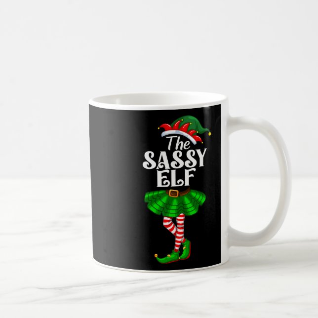 The Sy Elf Xmas Funny Christmas Matching Family Pa Coffee Mug (Right)