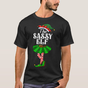 The Sy Elf Xmas Funny Christmas Matching Family Pa T-Shirt