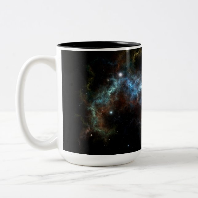 The Sydeous Nexus Cluster Two-Tone Coffee Mug (Left)