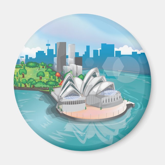 The Sydney Opera House Magnet (Front)