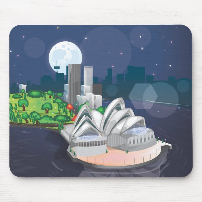 The Sydney Opera House Mouse Pad (Front)