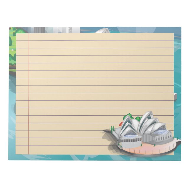 The Sydney Opera House Notepad (Front)