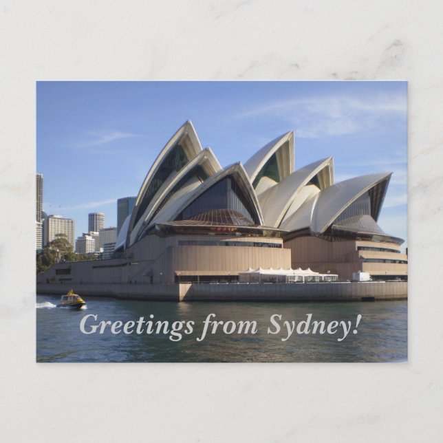 The Sydney Opera House Postcard (Front)