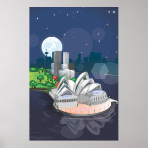 The Sydney Opera House Poster