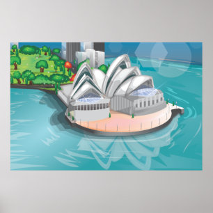 The Sydney Opera House Poster