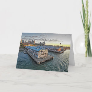 The Sydney Pier Australian City Greeting Card