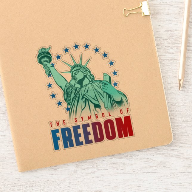 The Symbol of Freedom | 6"x 6"- Glossy Tranparent (Notebook)