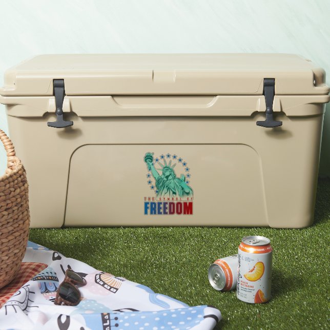 The Symbol of Freedom | 8"x 8"- Glossy Tranparent (Cooler)