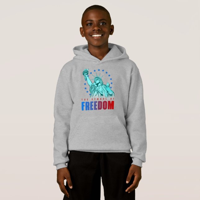 The Symbol of Freedom | Kids Pull-over Hoodie (Front Full)