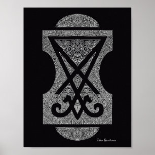 The Symbol of Lucifer Poster