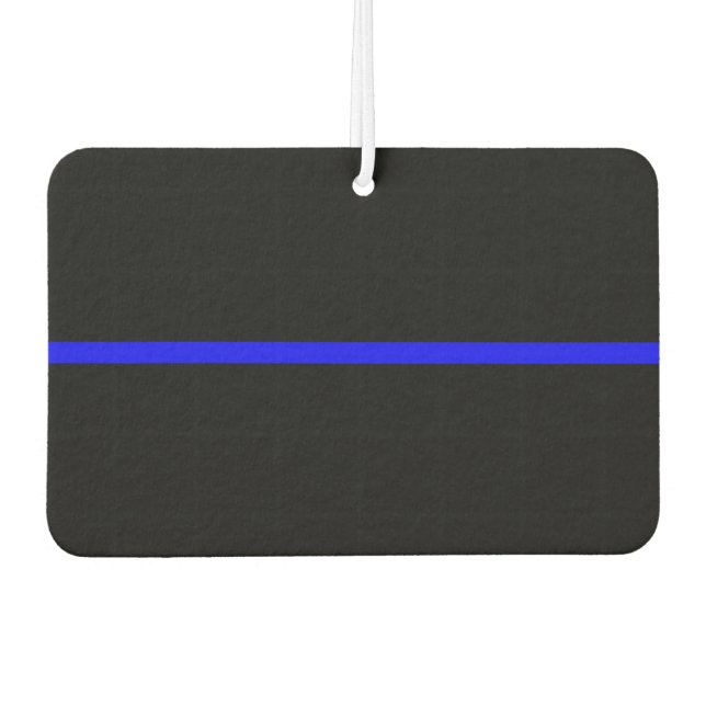 The Symbolic Thin Blue Line Concept Car Air Freshener (Front)
