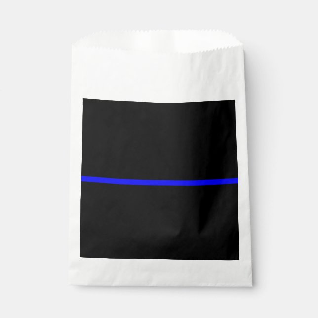 The Symbolic Thin Blue Line Concept Favour Bag (Front)