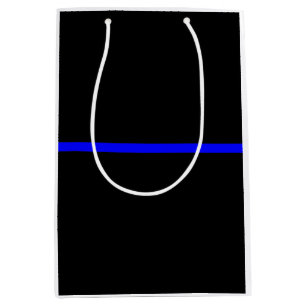 The Symbolic Thin Blue Line Concept Medium Gift Bag
