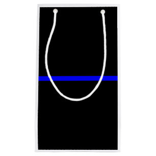 The Symbolic Thin Blue Line Concept Small Gift Bag