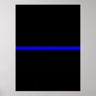 The Symbolic Thin Blue Line Decor