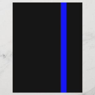 The Symbolic Thin Blue Line Decor Flyer