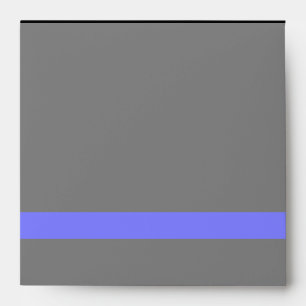 The Symbolic Thin Blue Line Horizontal Black Envelopes