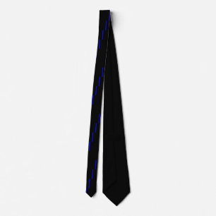 The Symbolic Thin Blue Line on Black Tie
