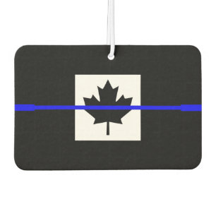 The Symbolic Thin Blue Line on Canadian Maple Leaf Car Air Freshener