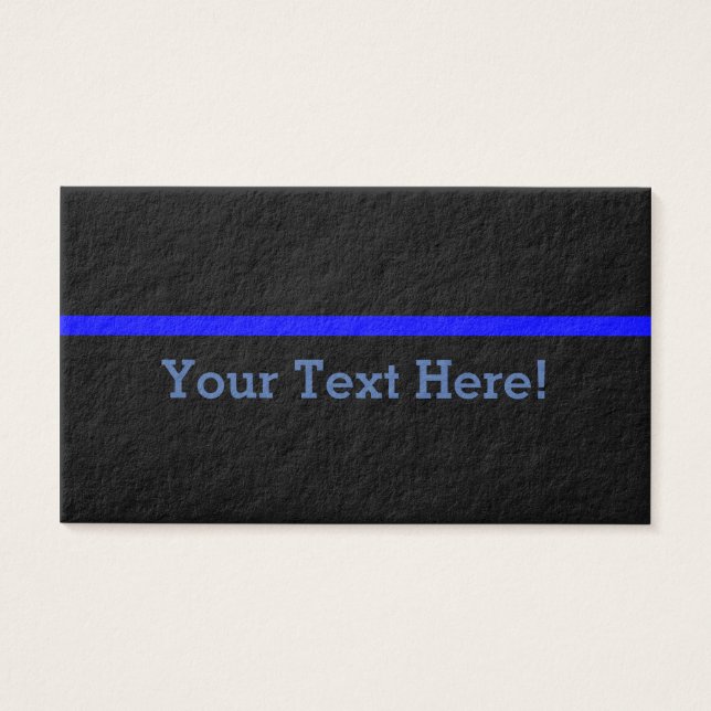 The Symbolic Thin Blue Line Personalise This (Front)